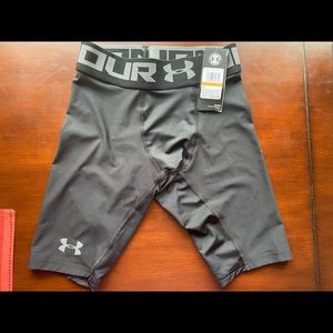 Under Armour Athletic Compression shorts. New w/tag. Black. Small